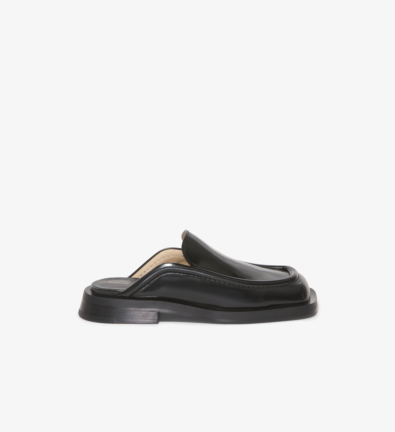Square Loafer Mules