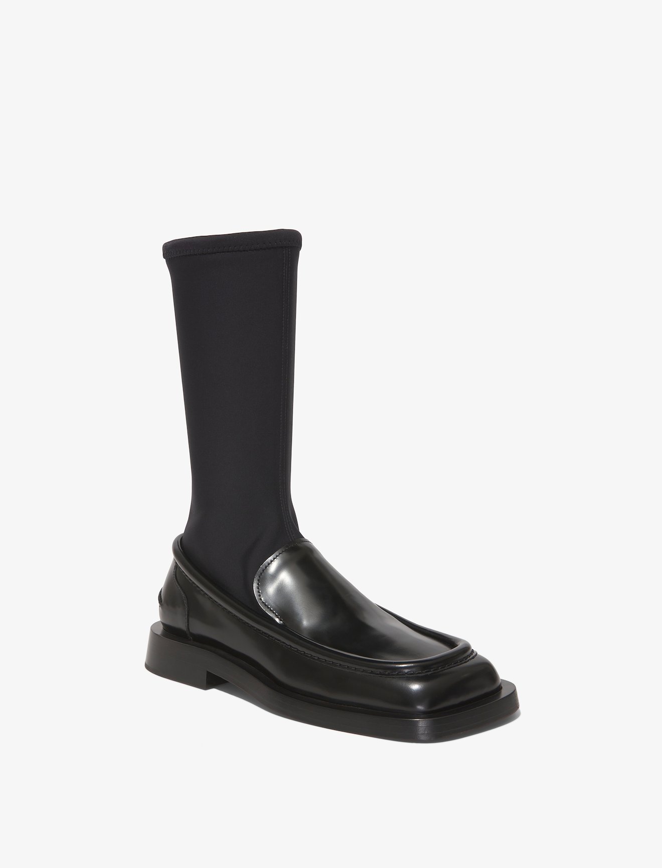 Square Loafer Stretch Boots #1