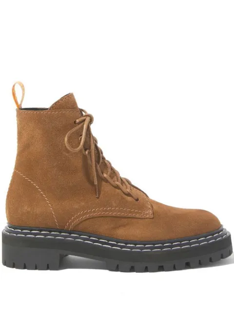 Proenza Schouler lace-up leather boots 