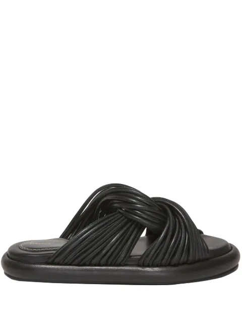 Proenza Schouler Pipe Rolo leather slides Women