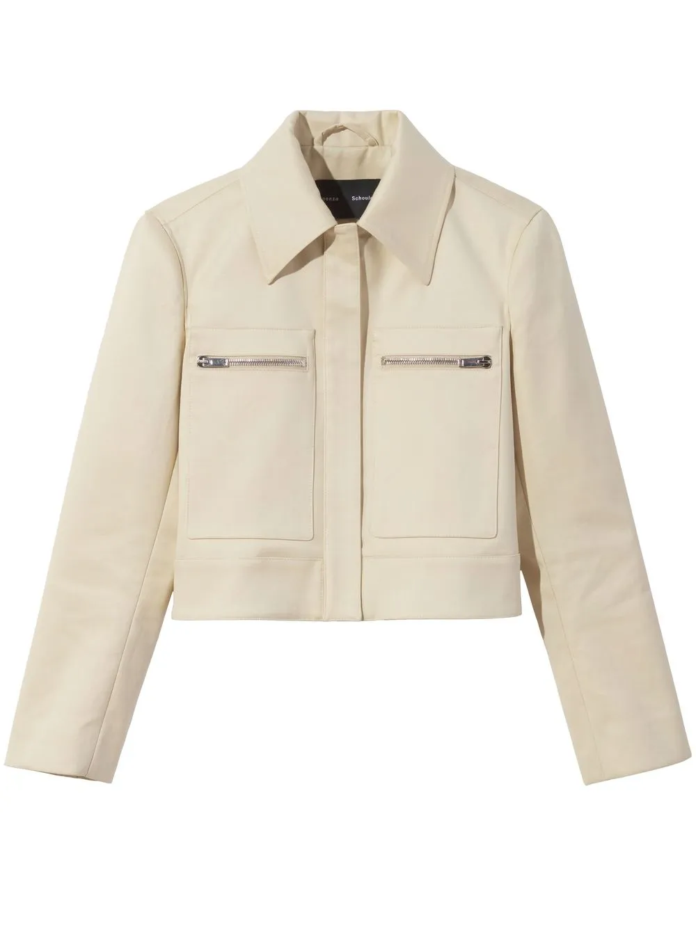 

Proenza Schouler cropped cotton jacket - Neutrals