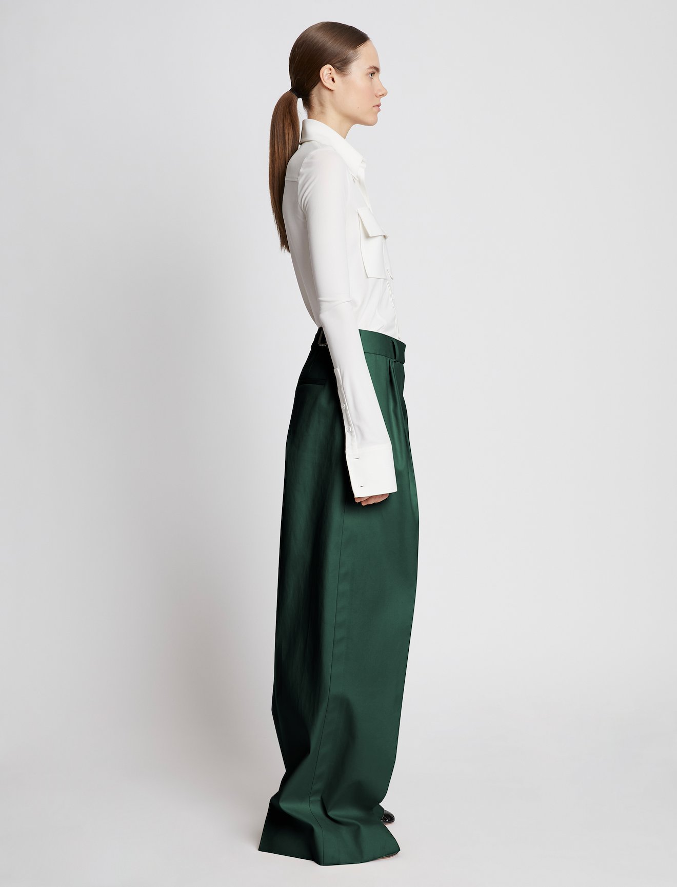 Cotton Gabardine Pants #1