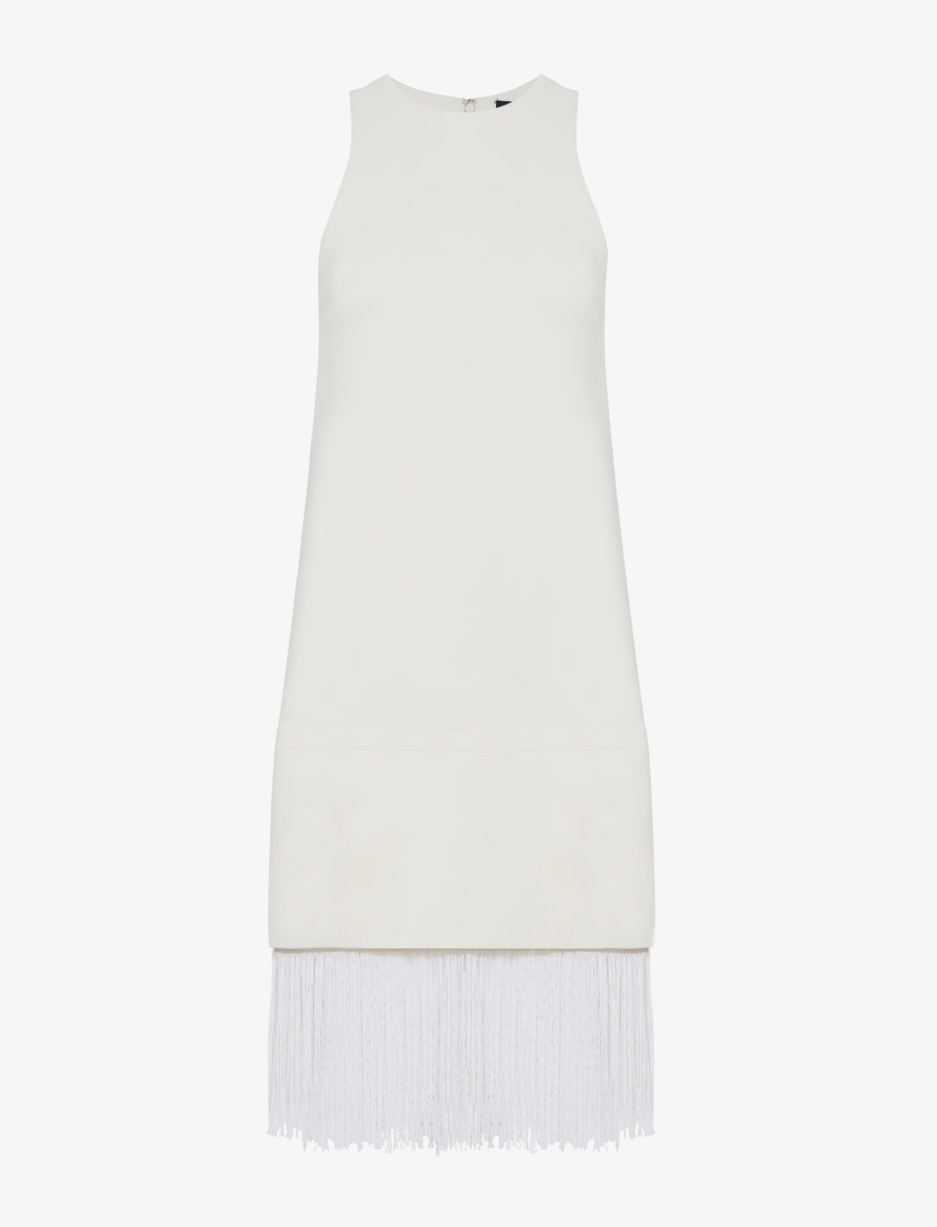 Bi-Stretch Crepe Fringe Dress #4