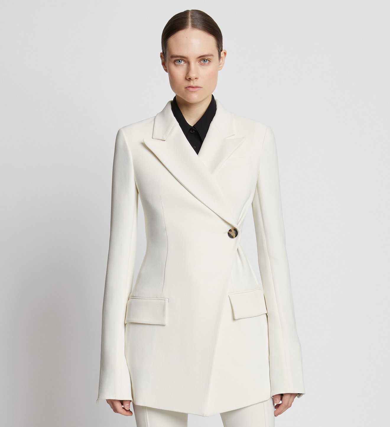 Bi-Stretch Crepe Blazer