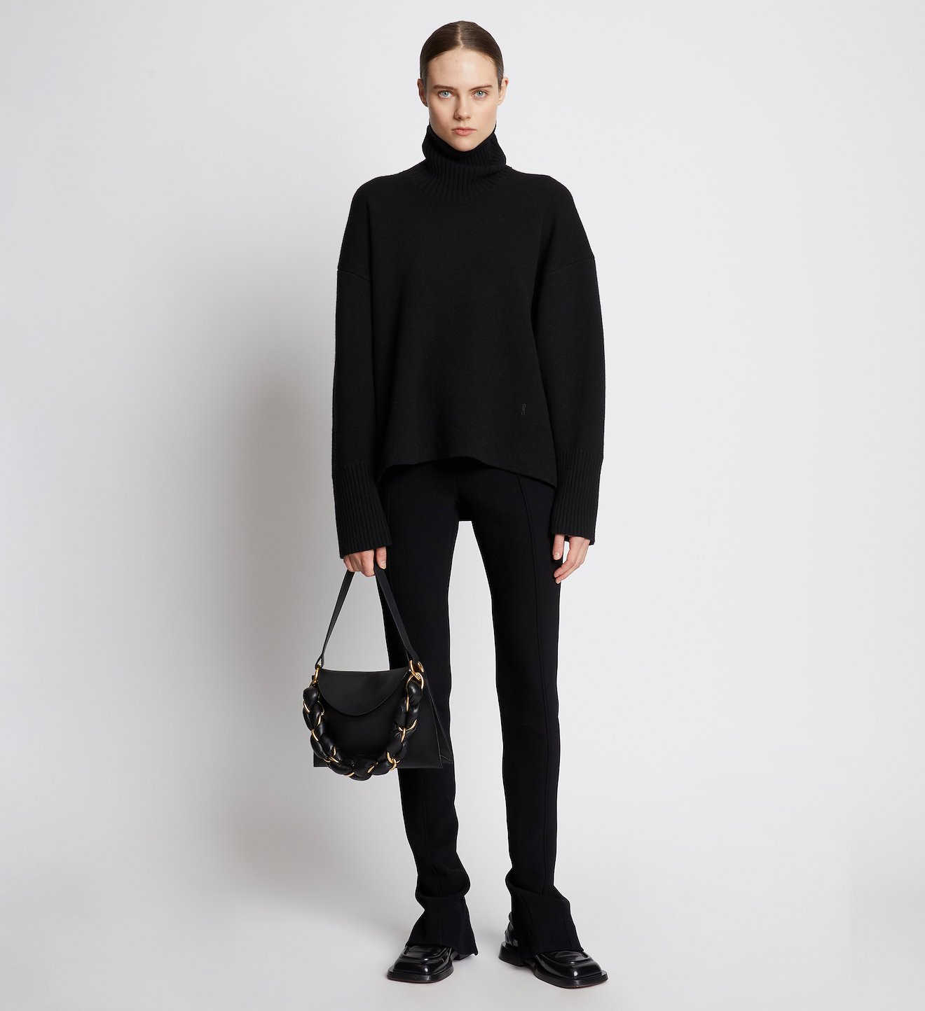 Bi-Stretch Crepe Slim Pants