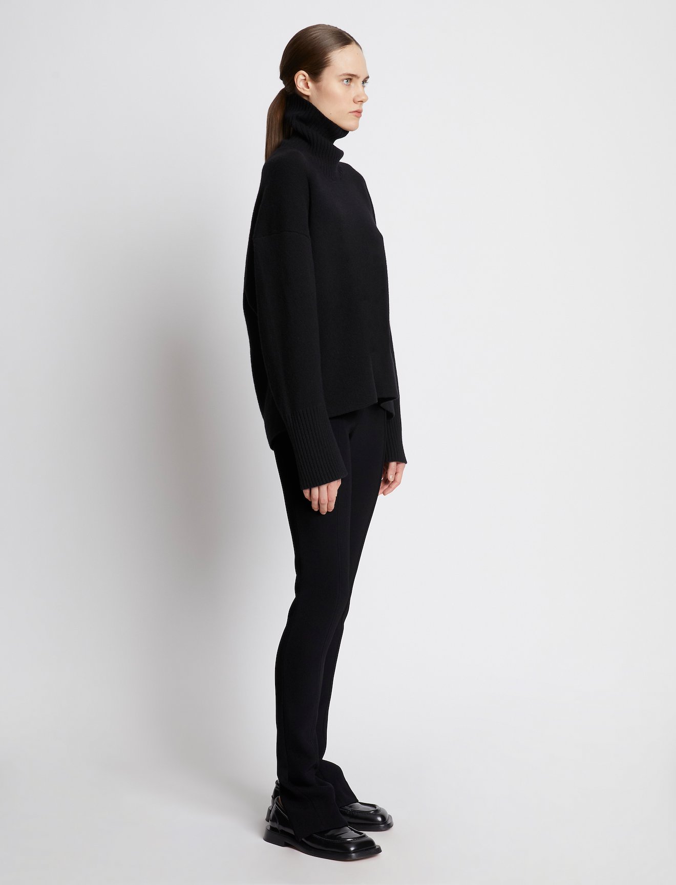 Bi-Stretch Crepe Slim Pants #1