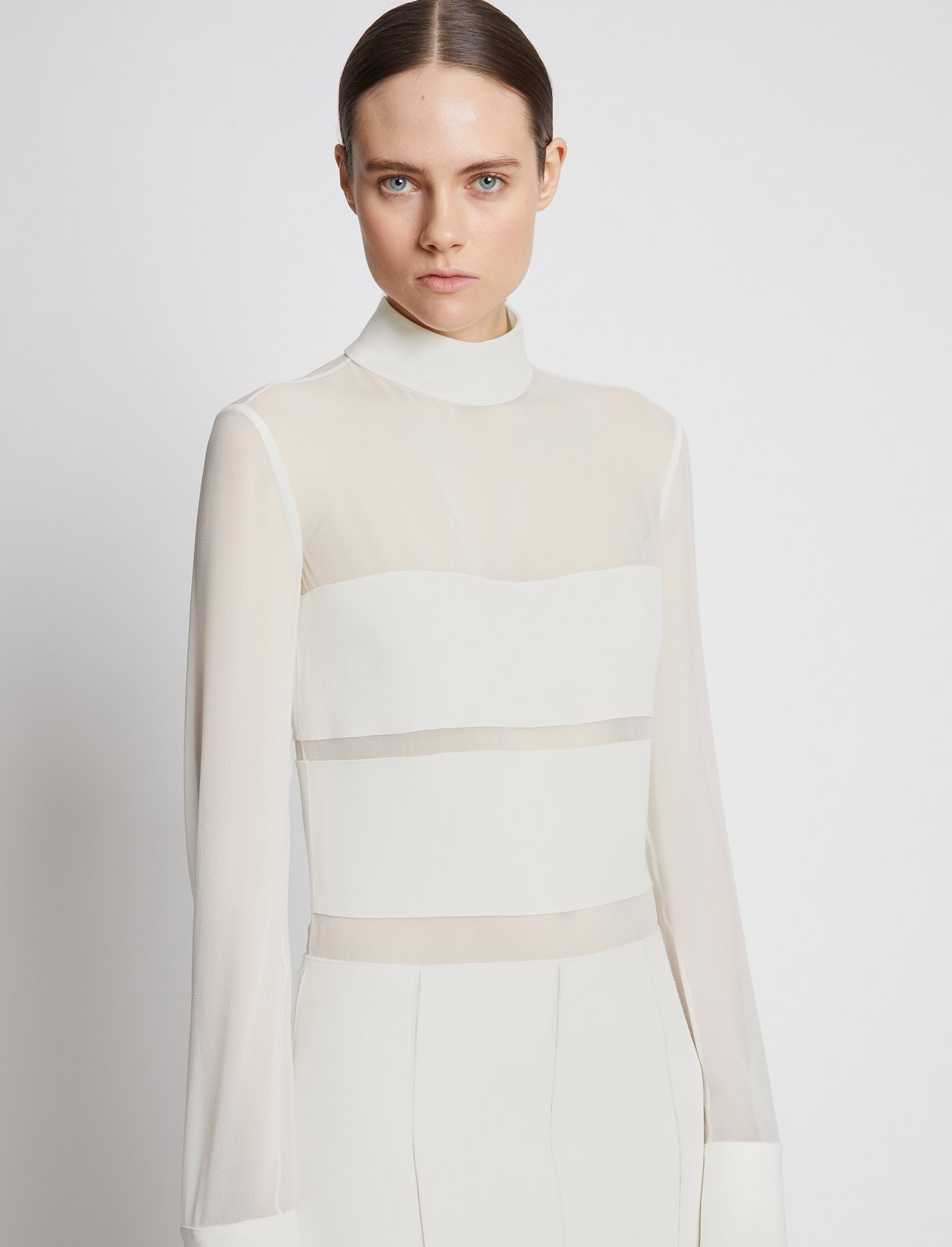 Textured Viscose Chiffon Dress #3