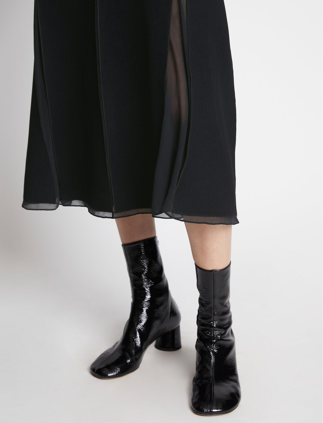 Textured Viscose Chiffon Skirt #3