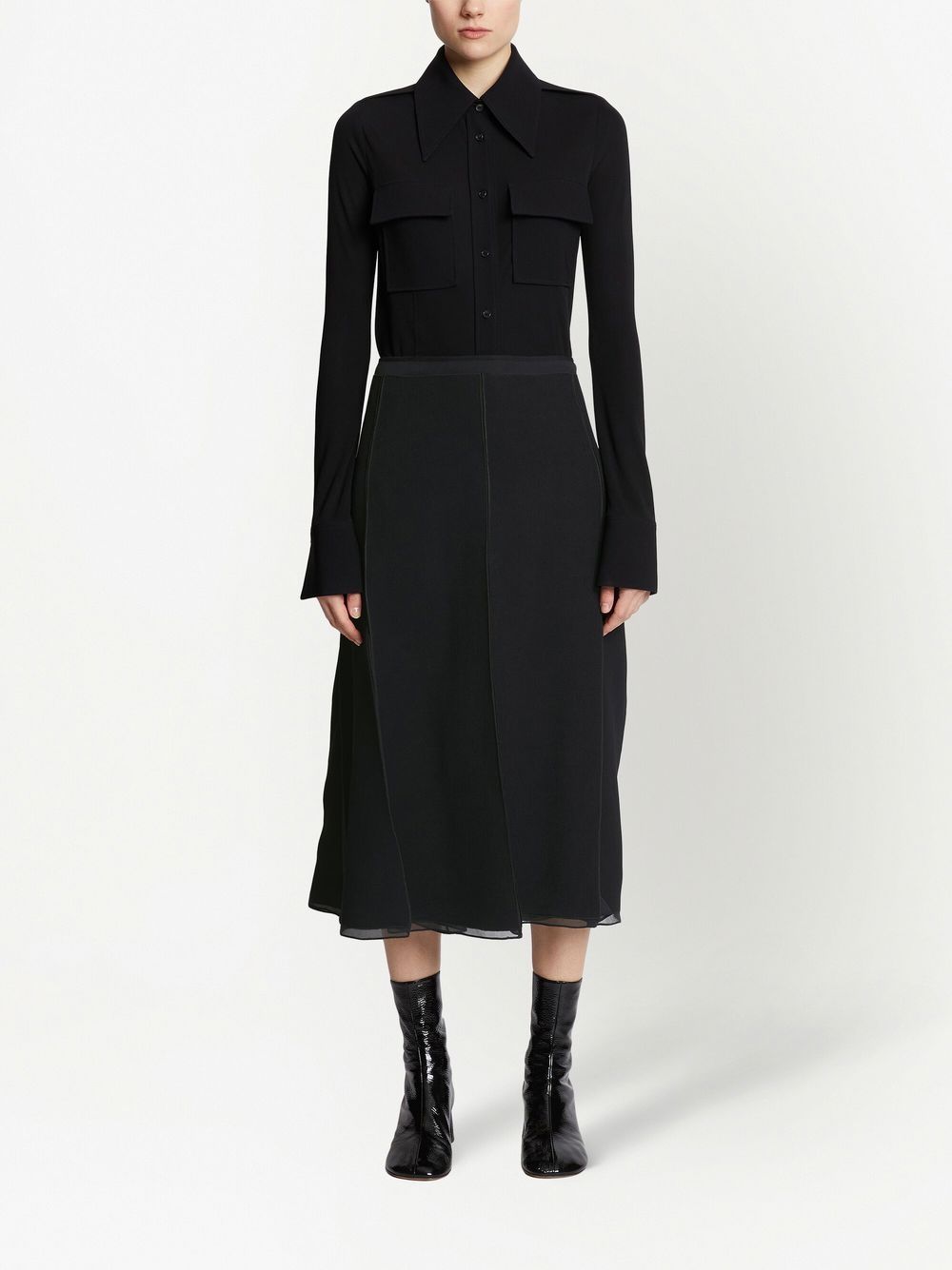 Proenza Schouler Chiffon Midi Skirt - Farfetch