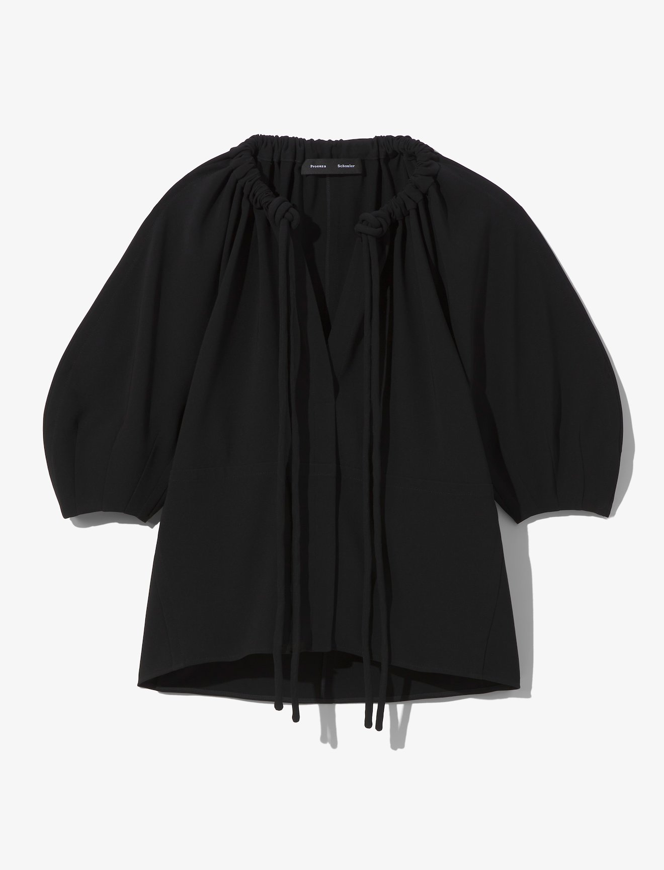 Matte Crepe V-Neck Top #5