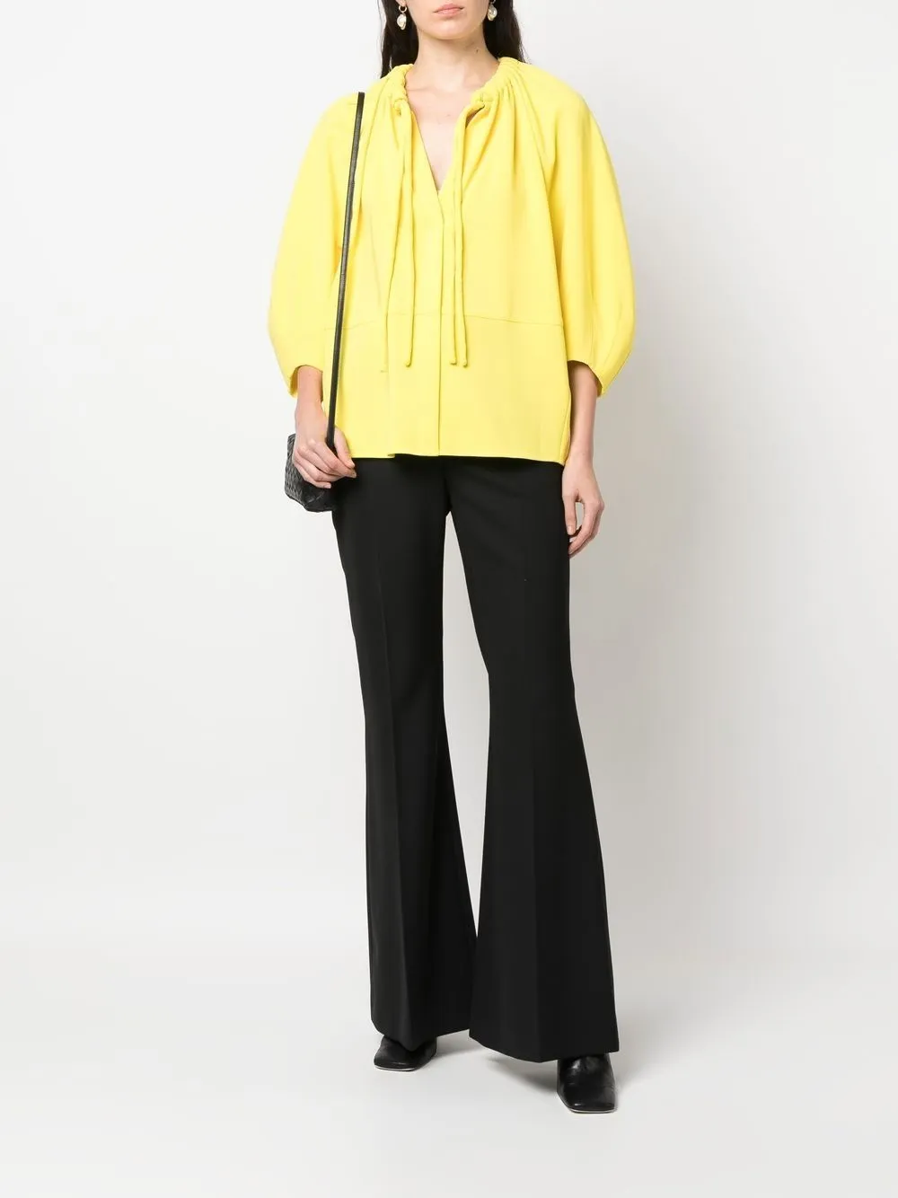 Proenza Schouler Blouse met striksluiting - Geel