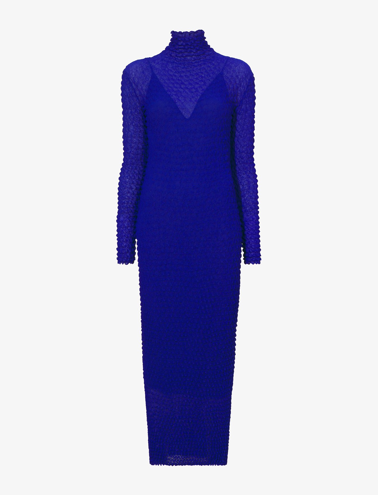 Shibori Turtleneck Dress #4
