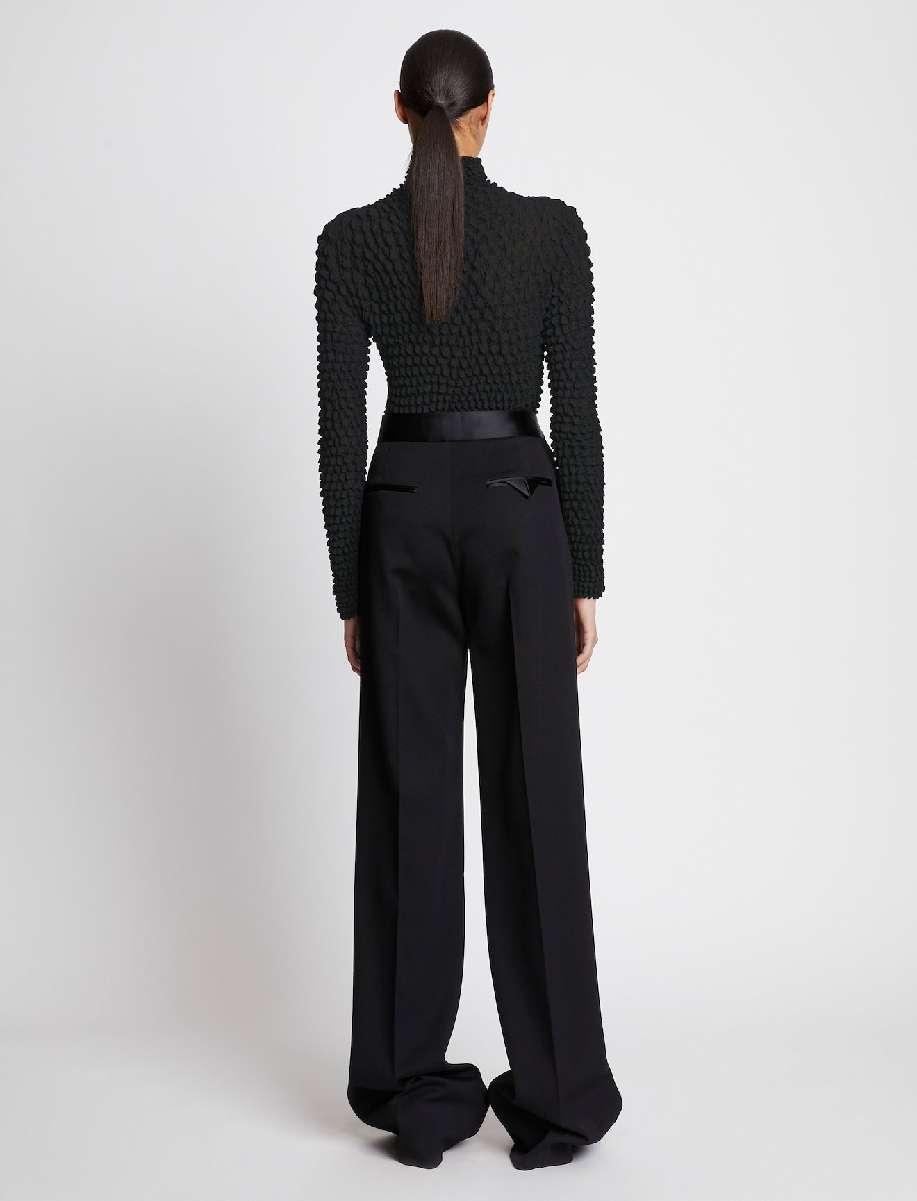 Shibori Turtleneck Top #3