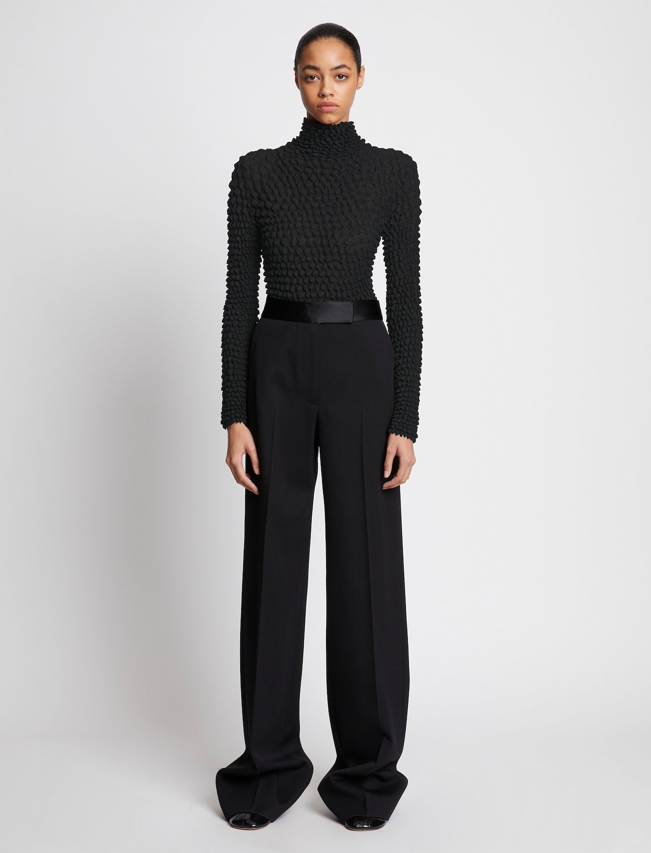Shibori Turtleneck Top #1