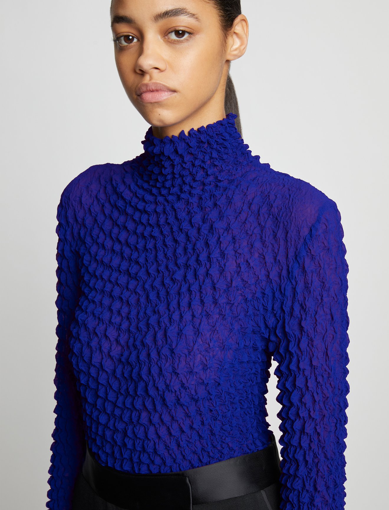 Shibori Turtleneck Top #4