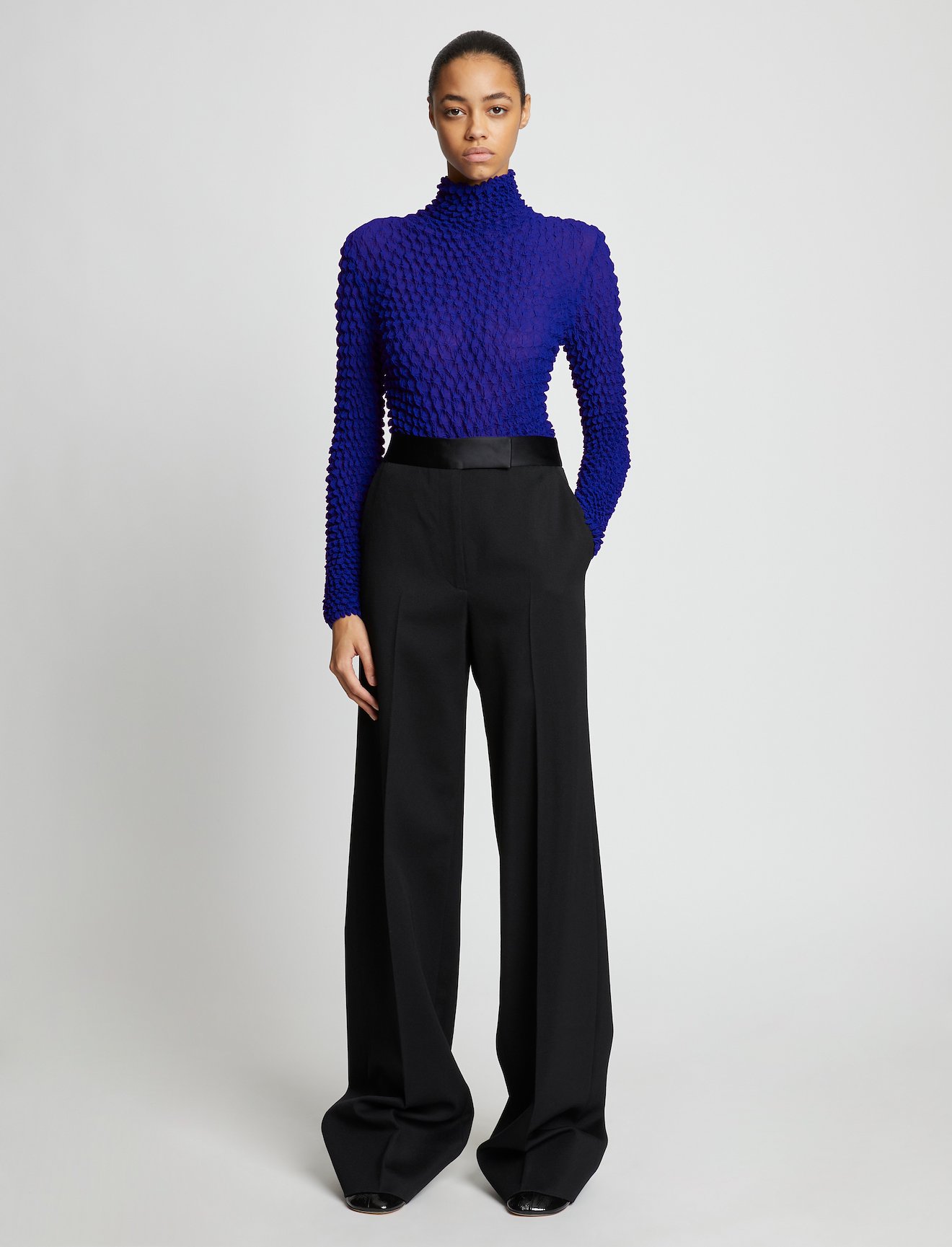 Shibori Turtleneck Top #1