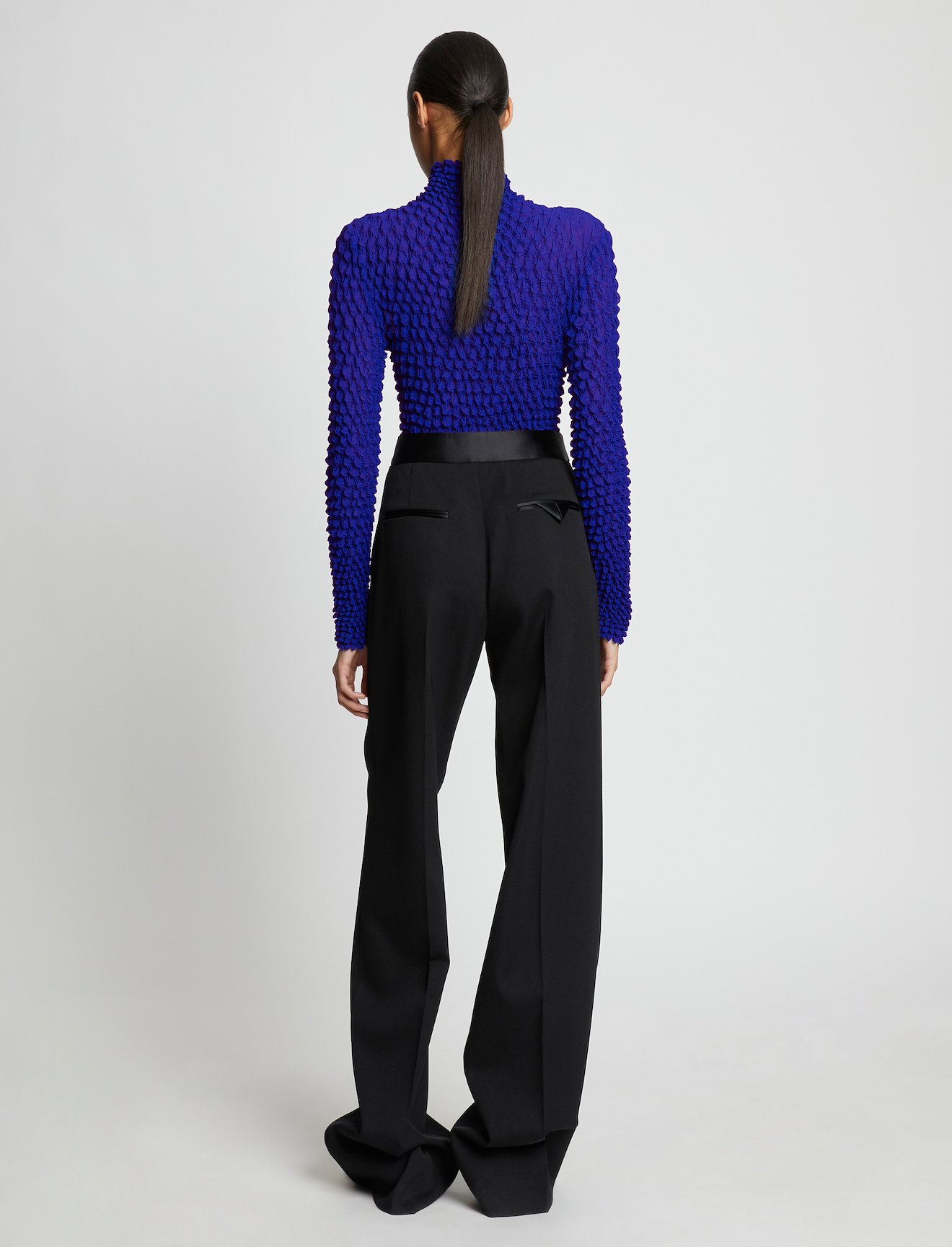 Shibori Turtleneck Top #3