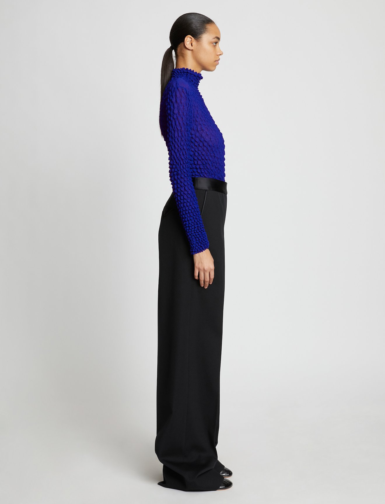 Shibori Turtleneck Top #2