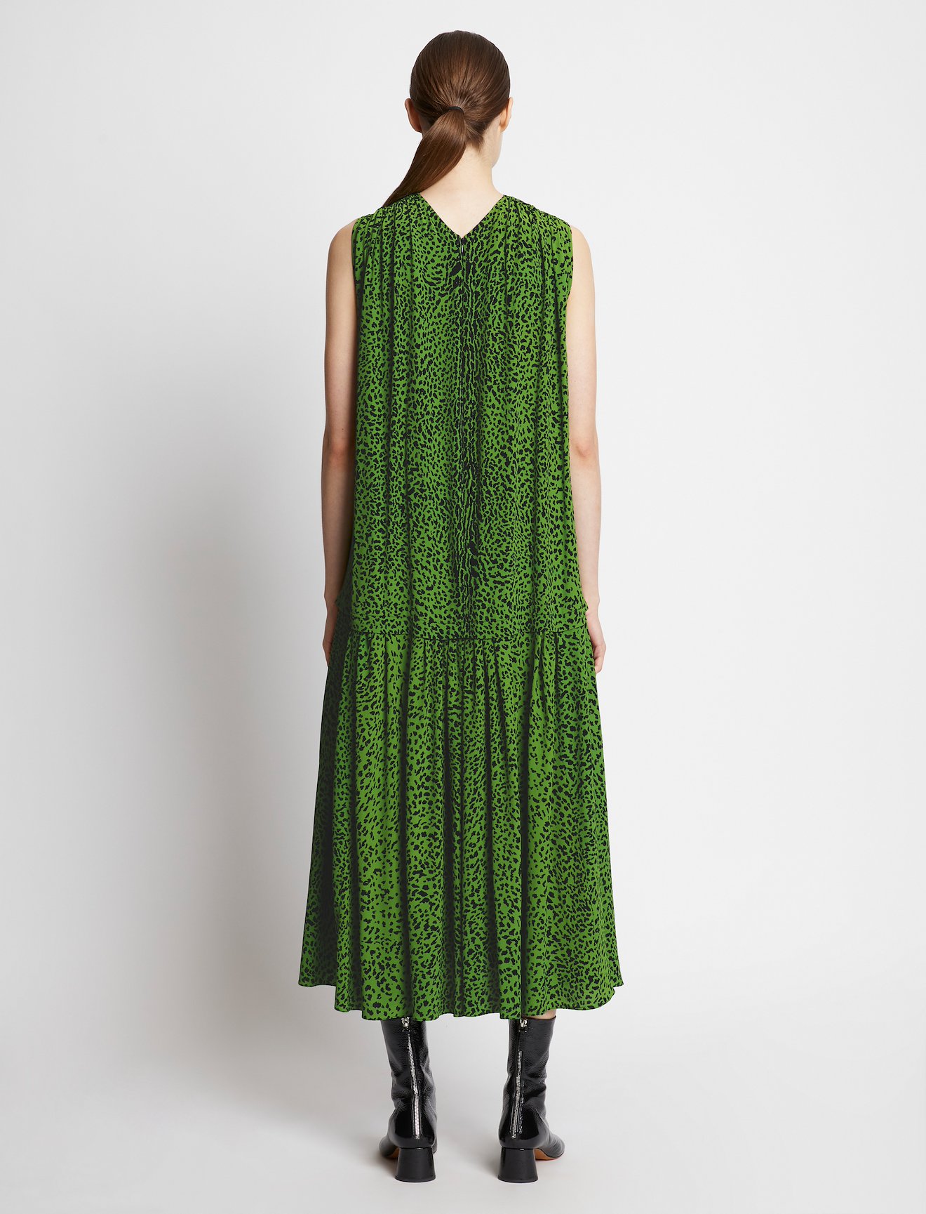 Printed Leopard Sleeveless Dress #2