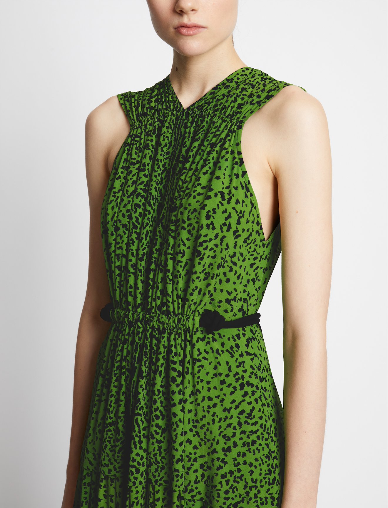Printed Leopard Sleeveless Dress #3