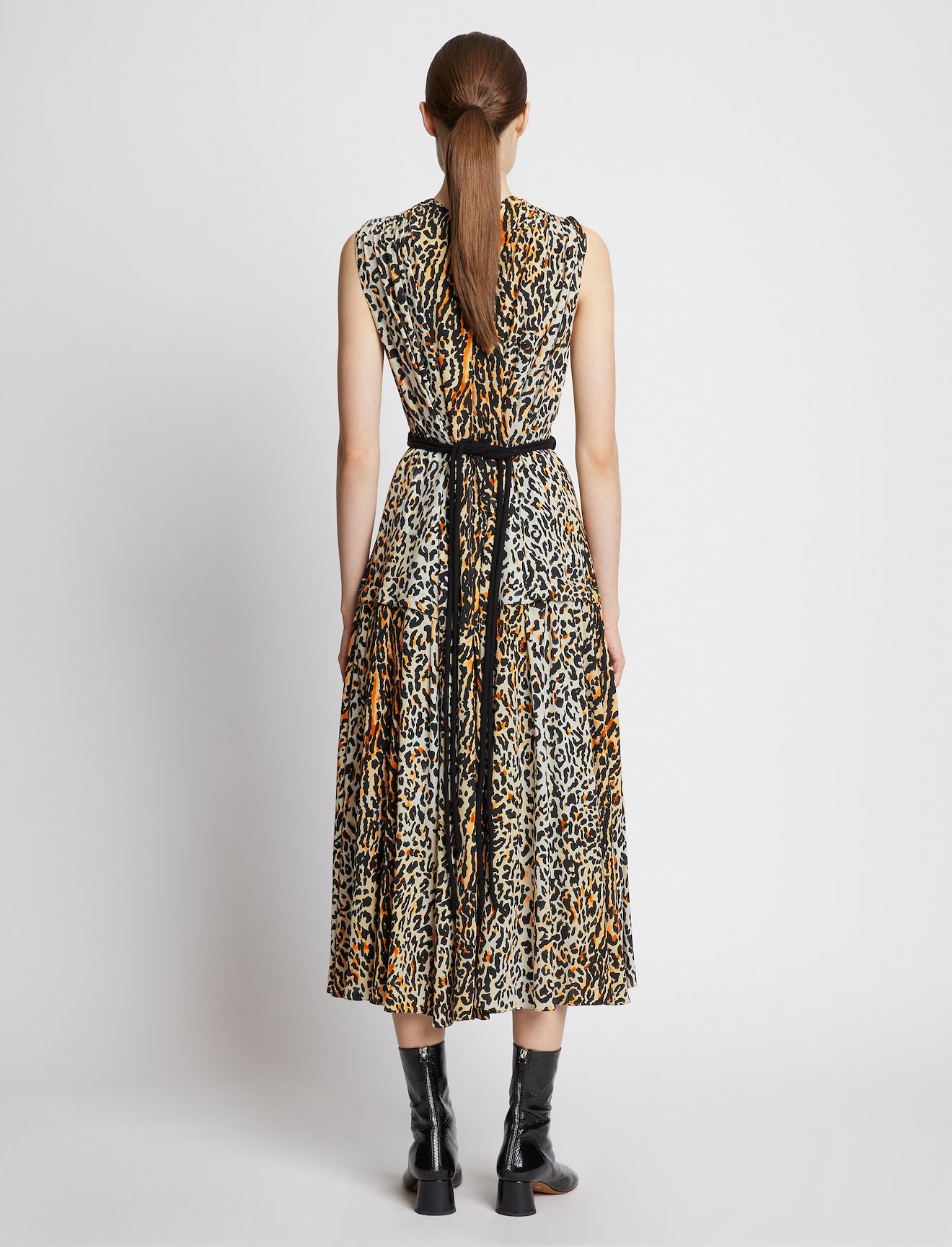 Printed Leopard Sleeveless Dress #2