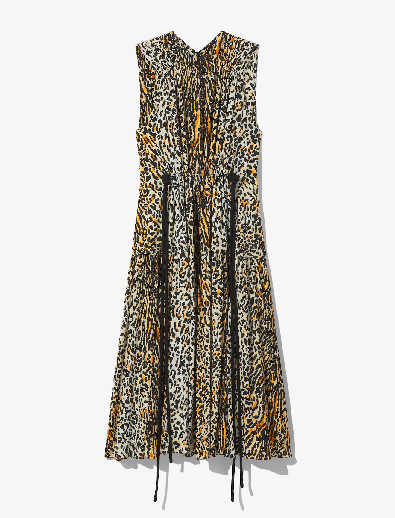 Printed Leopard Sleeveless Dress #4