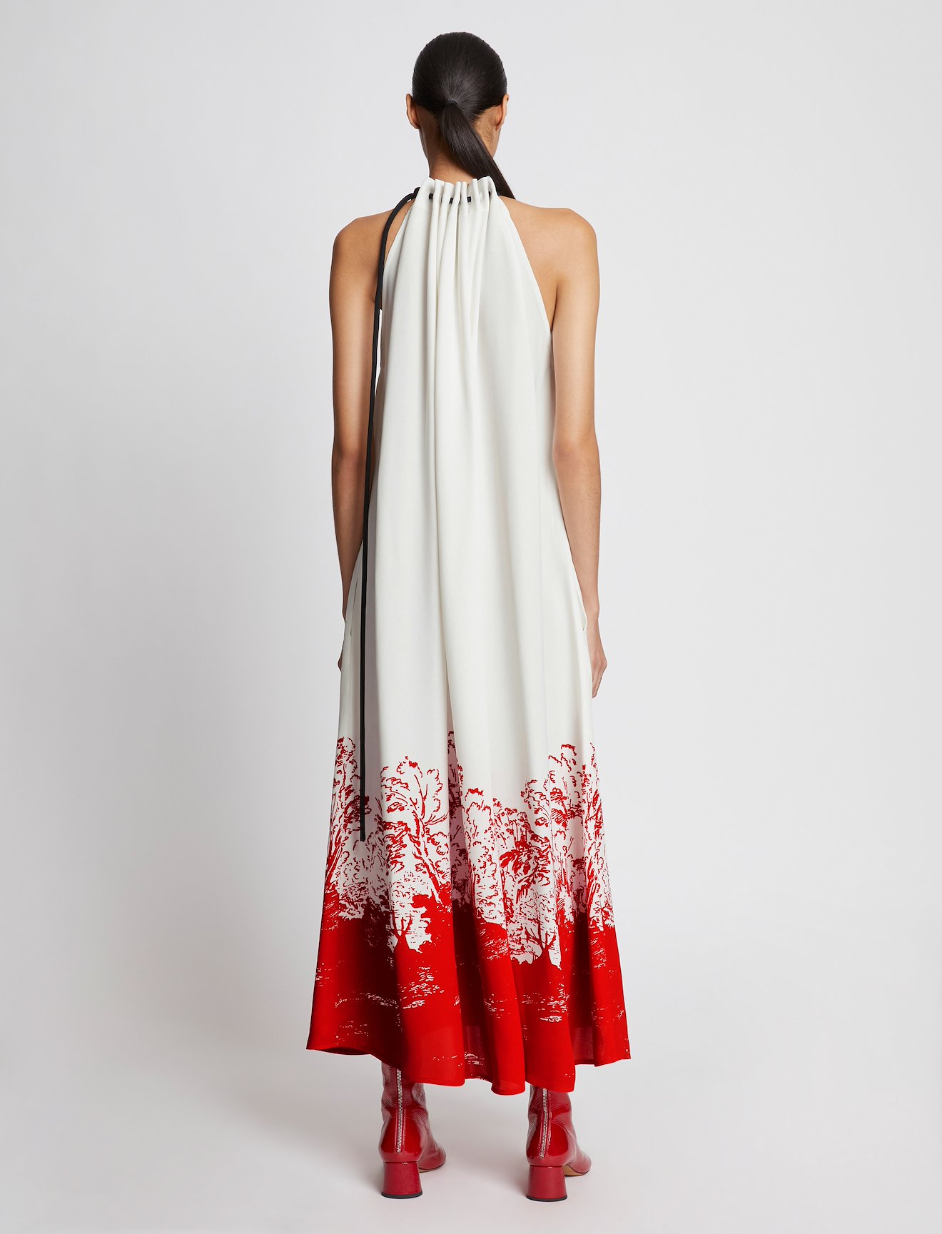 Mono Floral Printed Dress #2