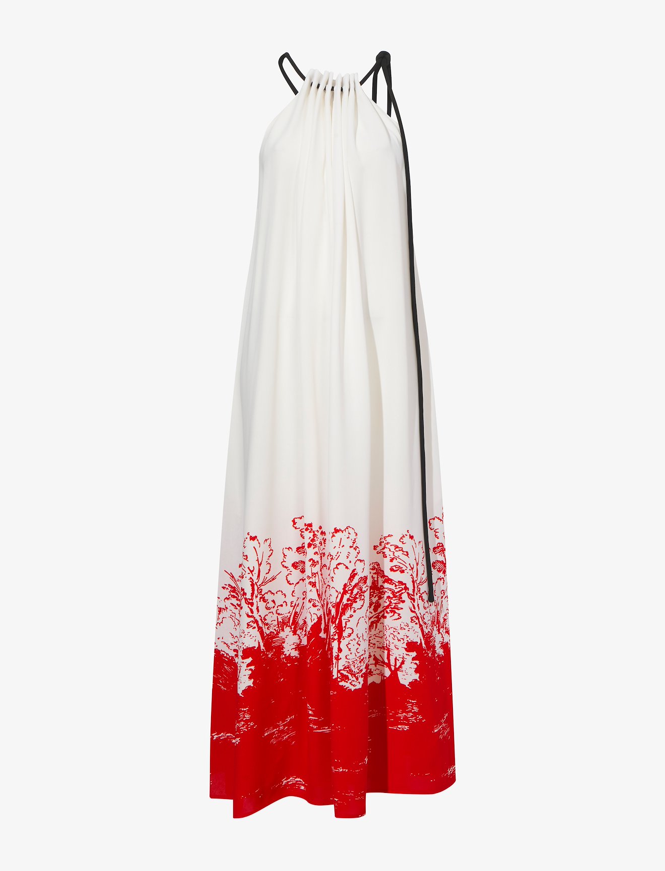 Mono Floral Printed Dress #4