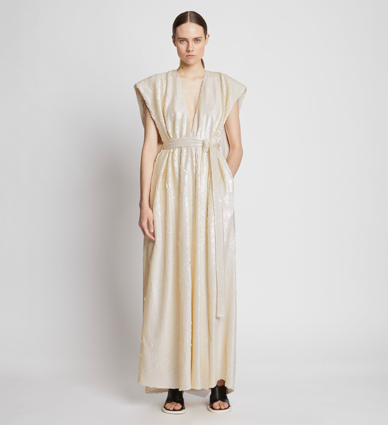 Sequin Cape Dress