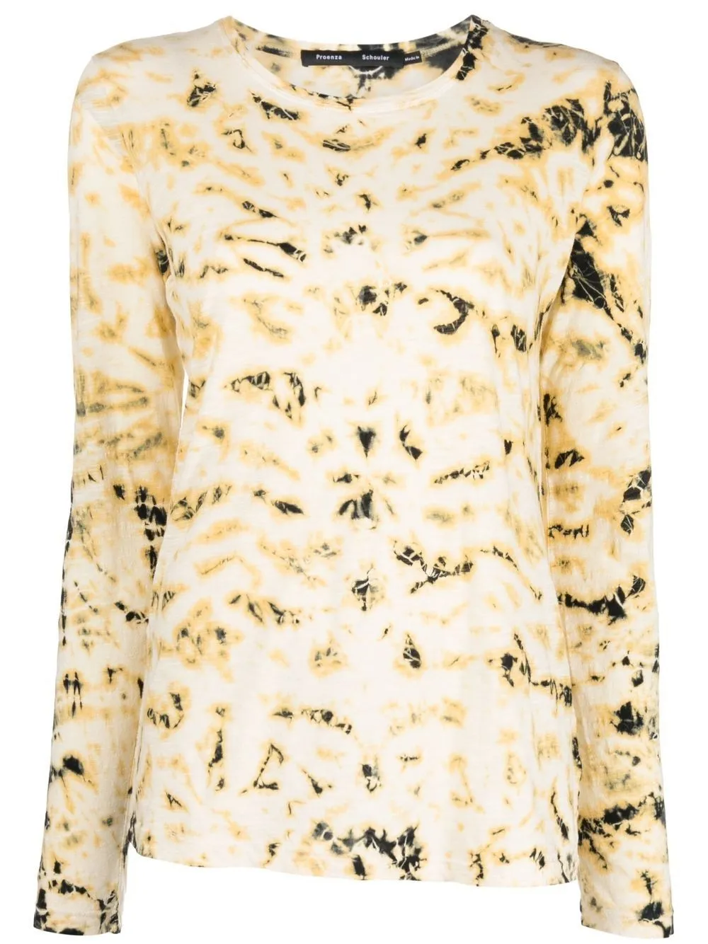 

Proenza Schouler playera con estampado tie-dye - Amarillo
