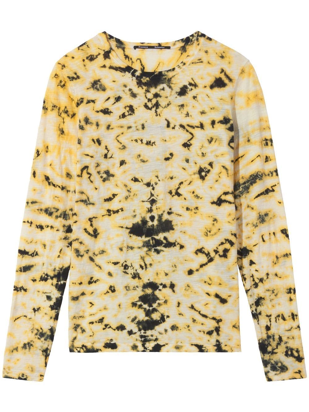 PROENZA SCHOULER TIE-DYE PRINT LONG-SLEEVE T-SHIRT