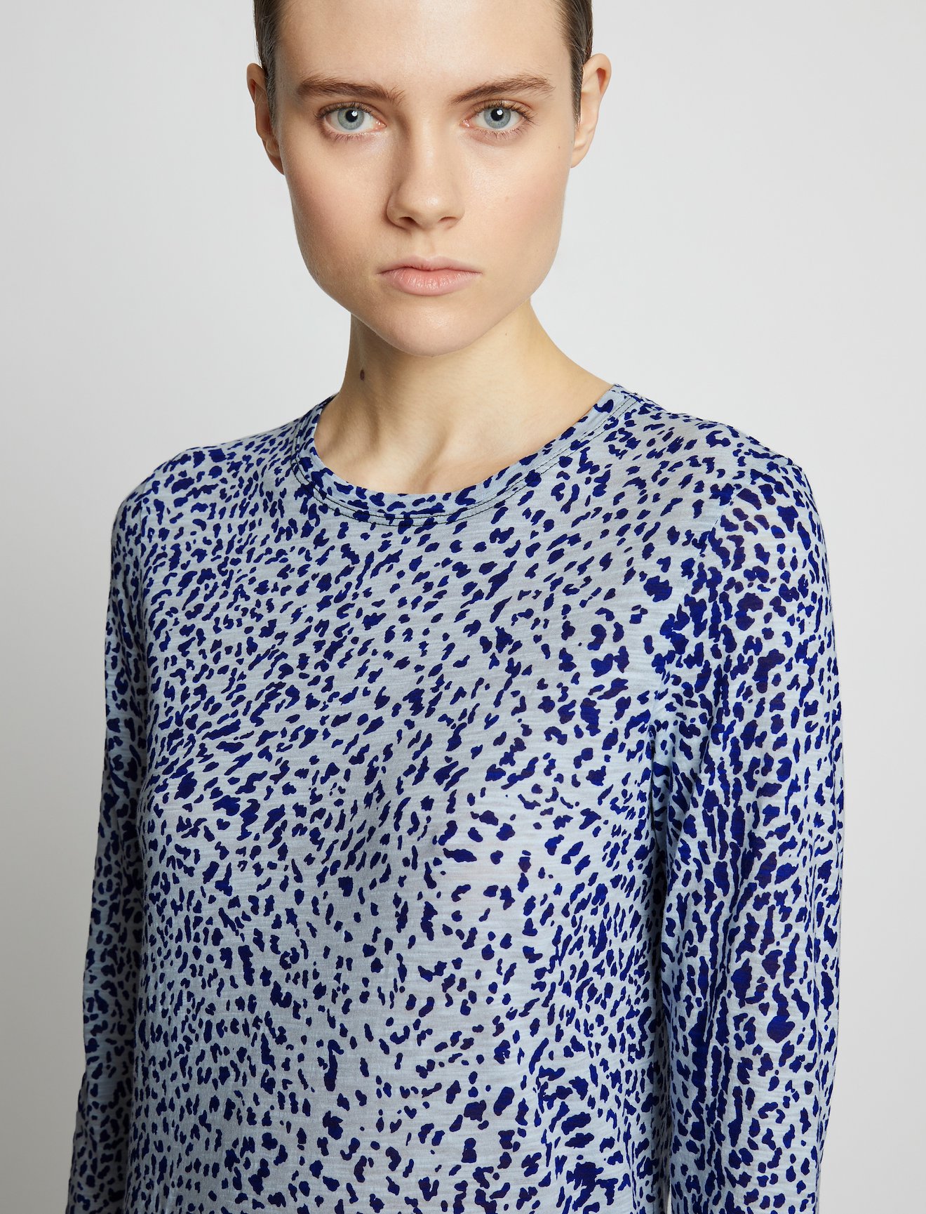 Printed Cheetah Long Sleeve T-Shirt #4