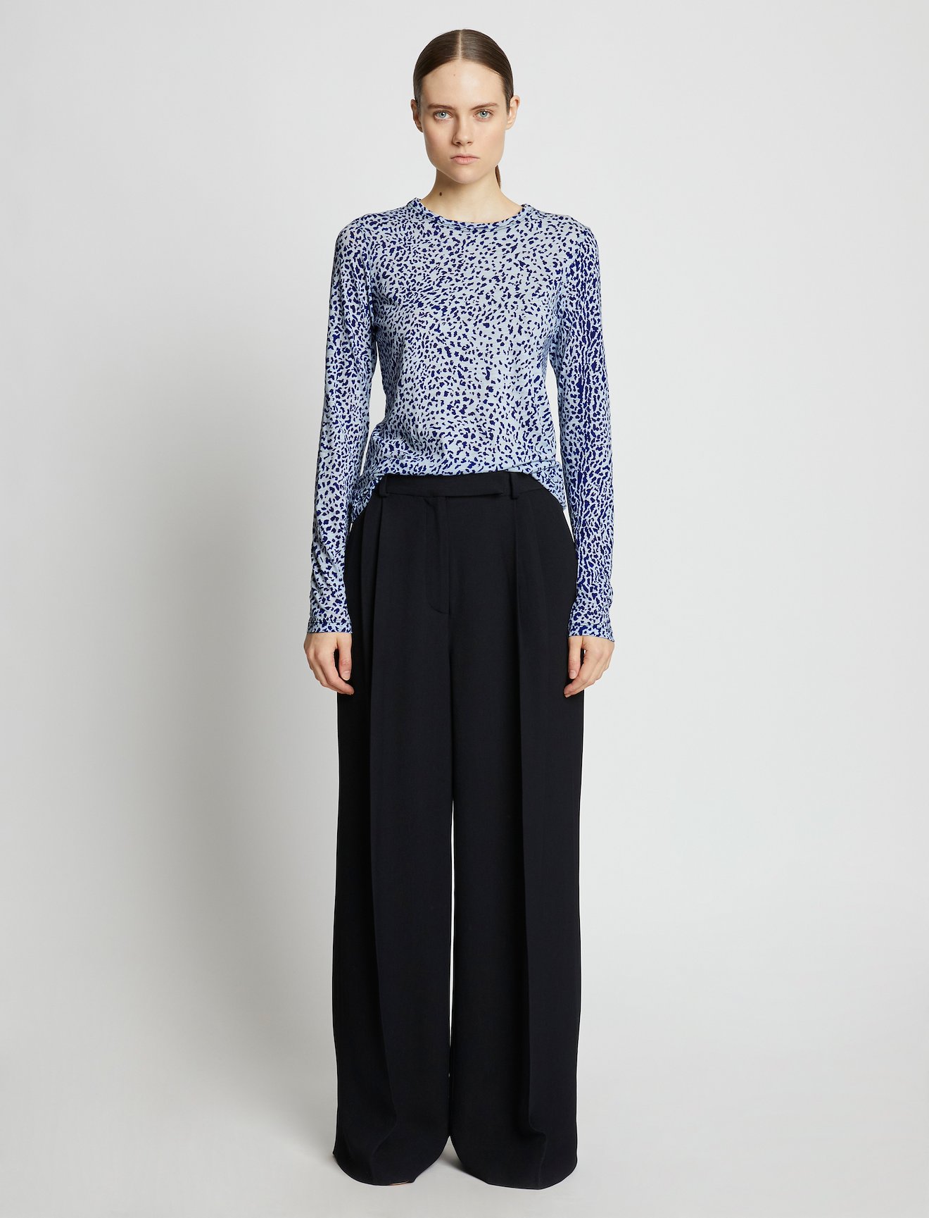 Printed Cheetah Long Sleeve T-Shirt #1