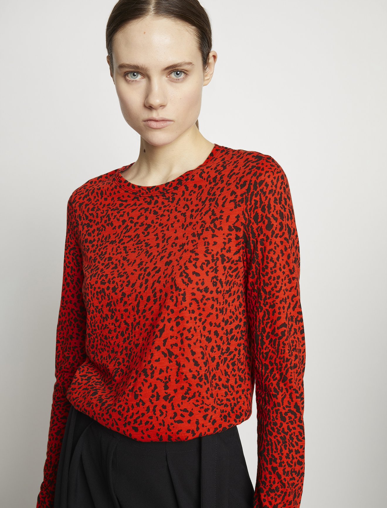 Printed Cheetah Long Sleeve T-Shirt #4