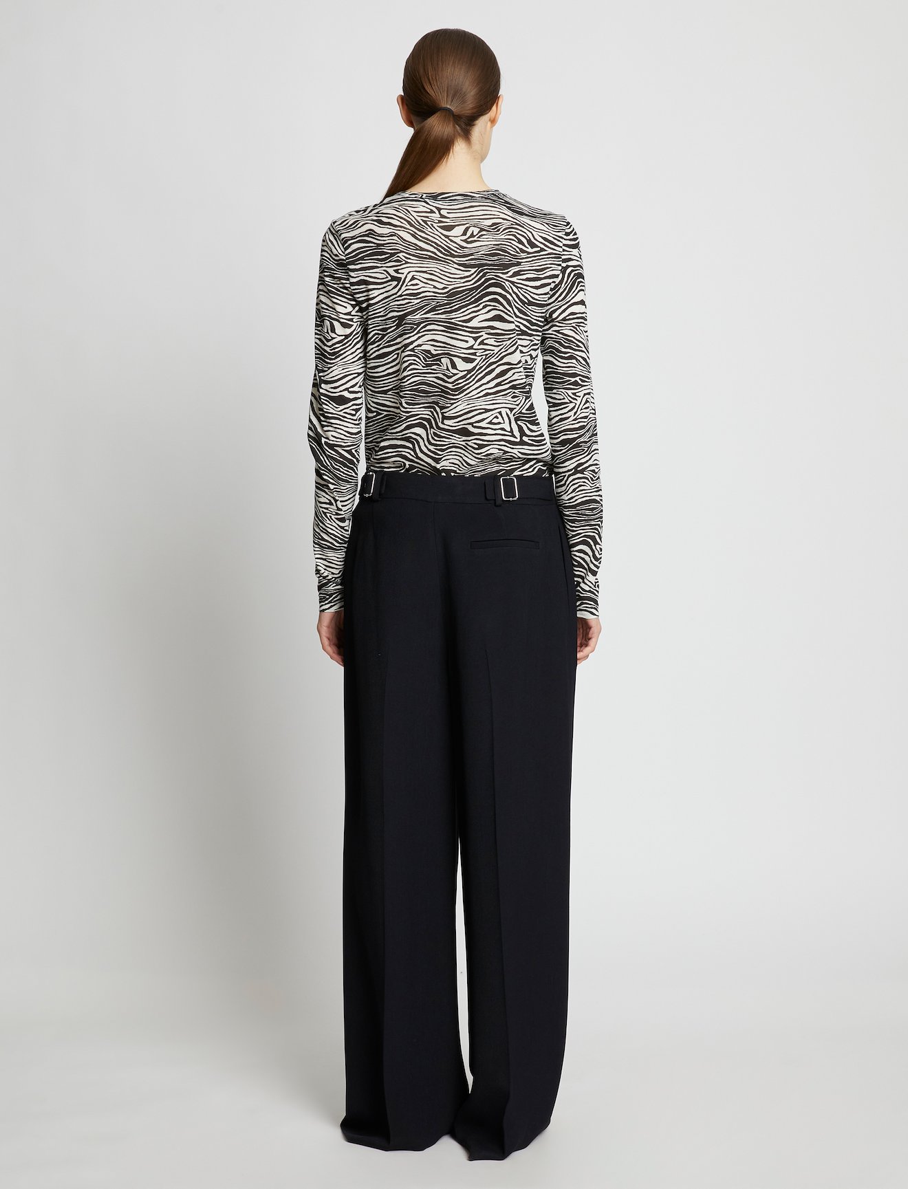 Printed Zebra Long Sleeve T-Shirt #3
