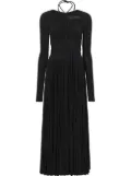 Proenza Schouler pleated halter-neck jersey dress - Black
