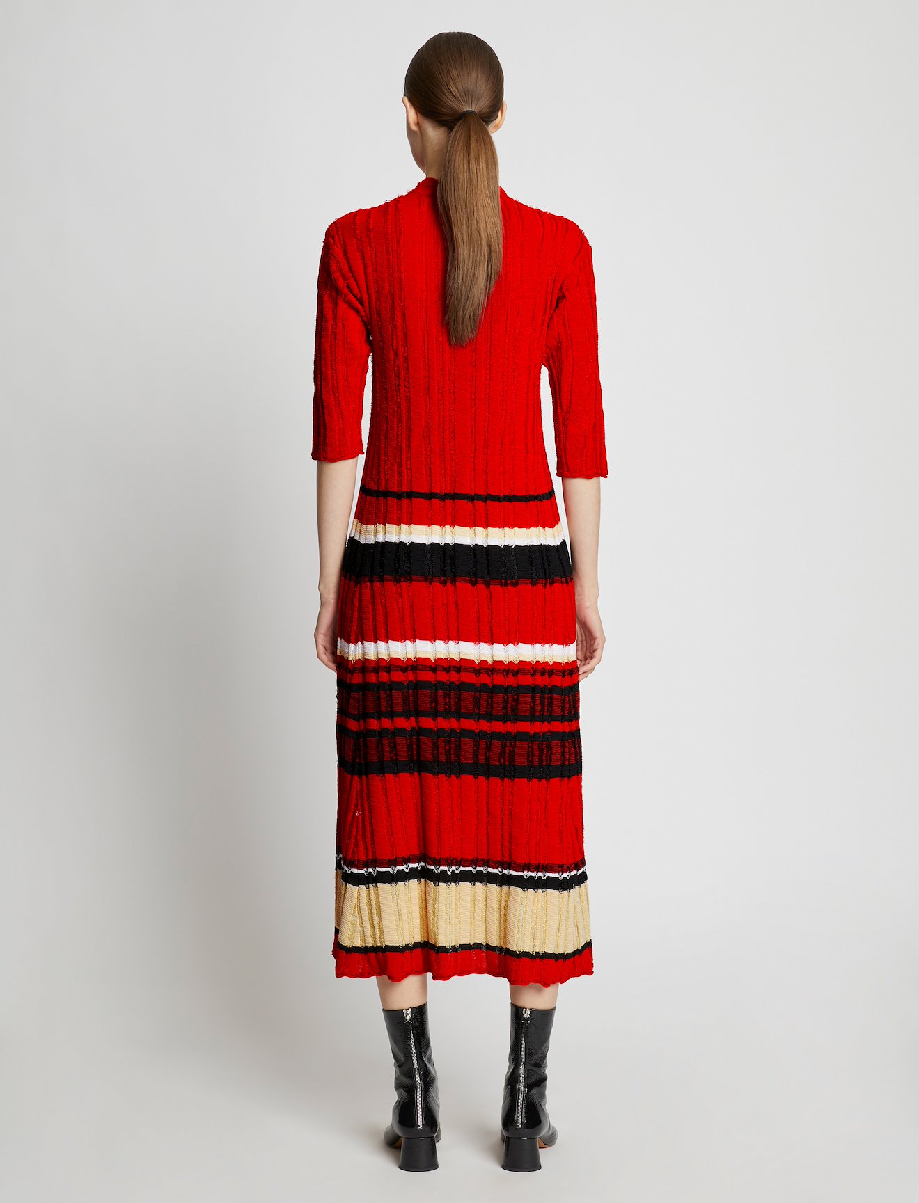 Striped Fil Coupe Knit Dress #2