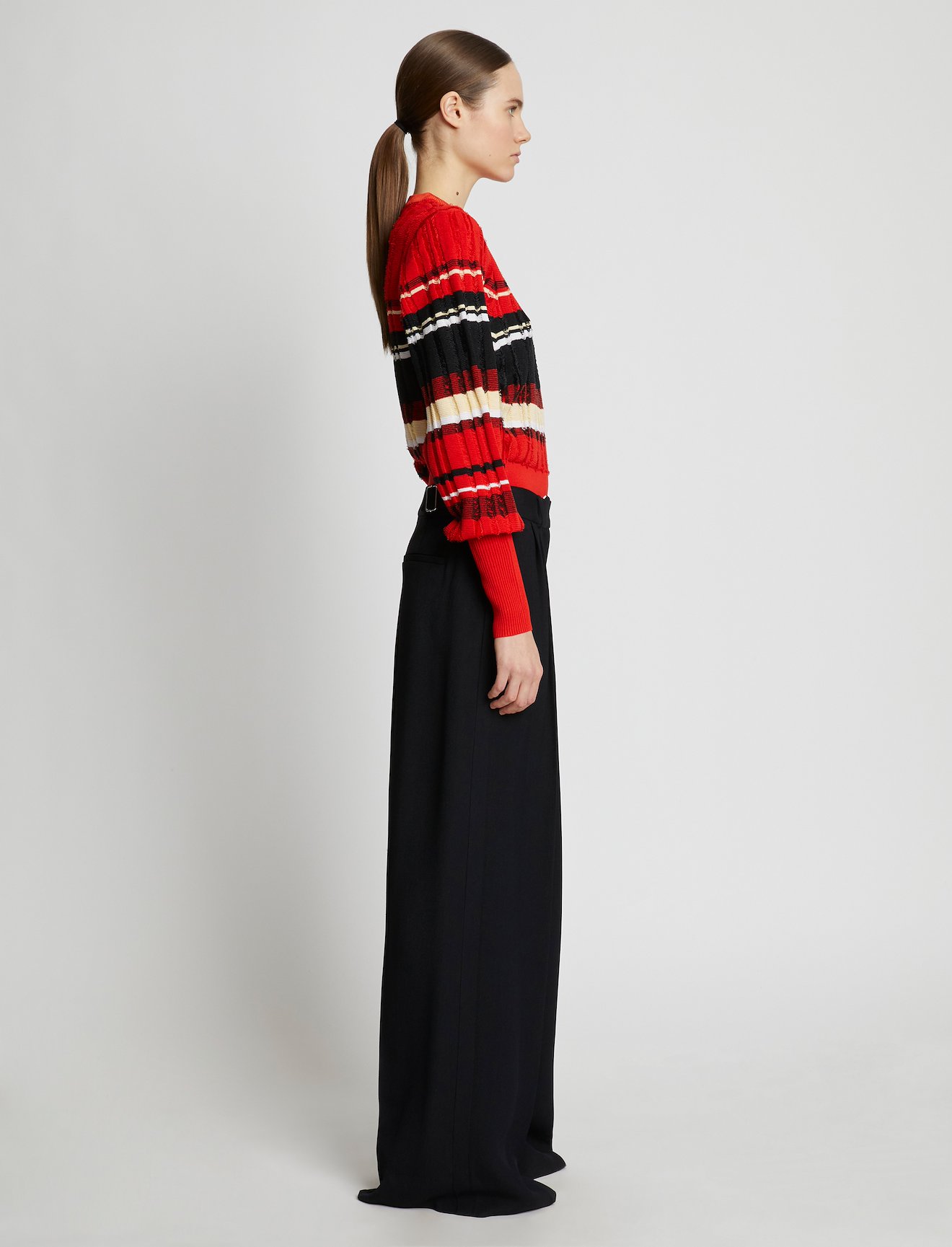 Striped Fil Coupe Sweater #2