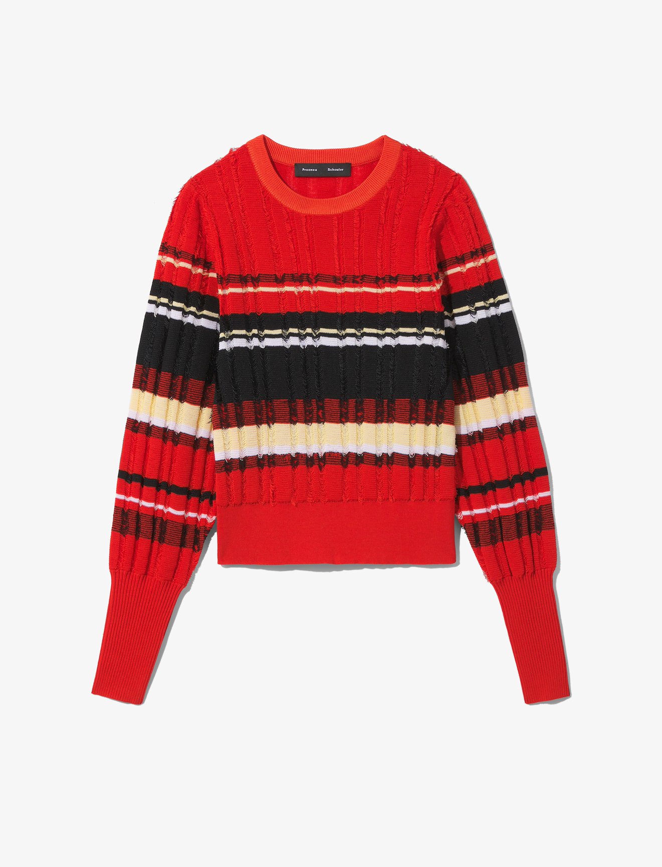 Striped Fil Coupe Sweater #5