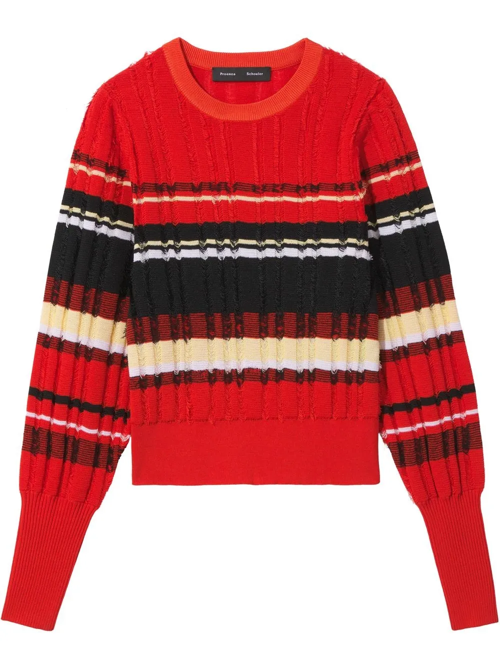 

Proenza Schouler fil coupe knitted jumper - Red