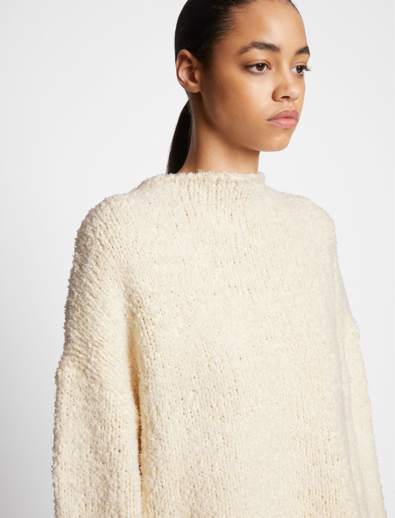 Frayed Cotton Sweater #4