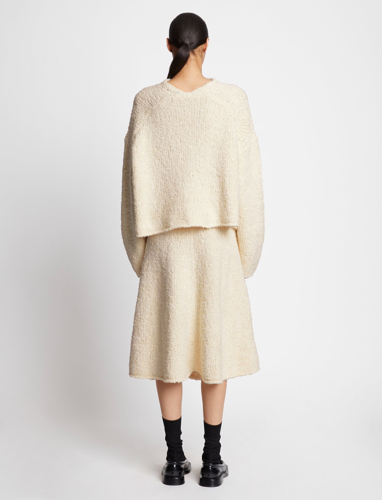 Frayed Cotton Sweater #3