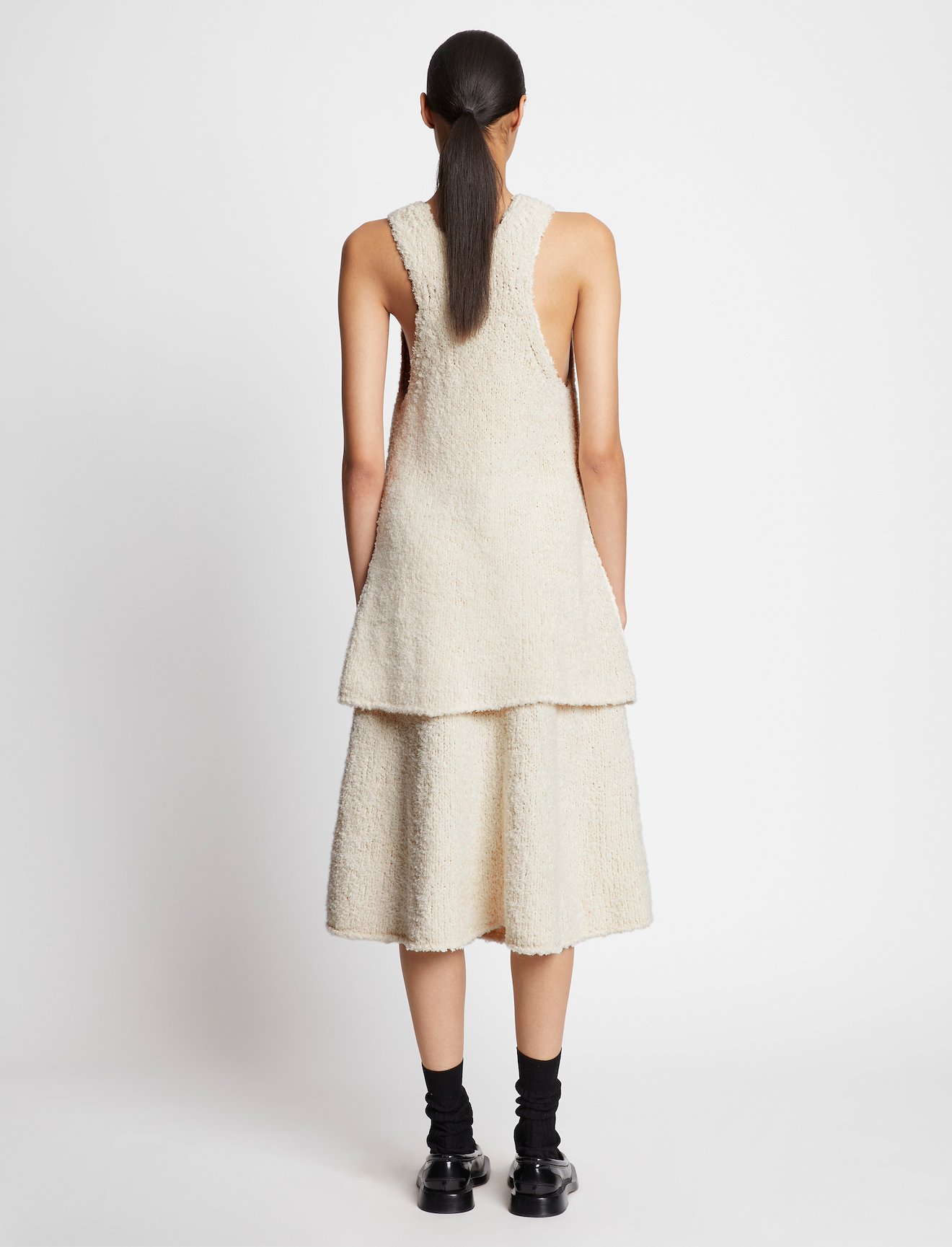 Frayed Cotton Knit Tank #3