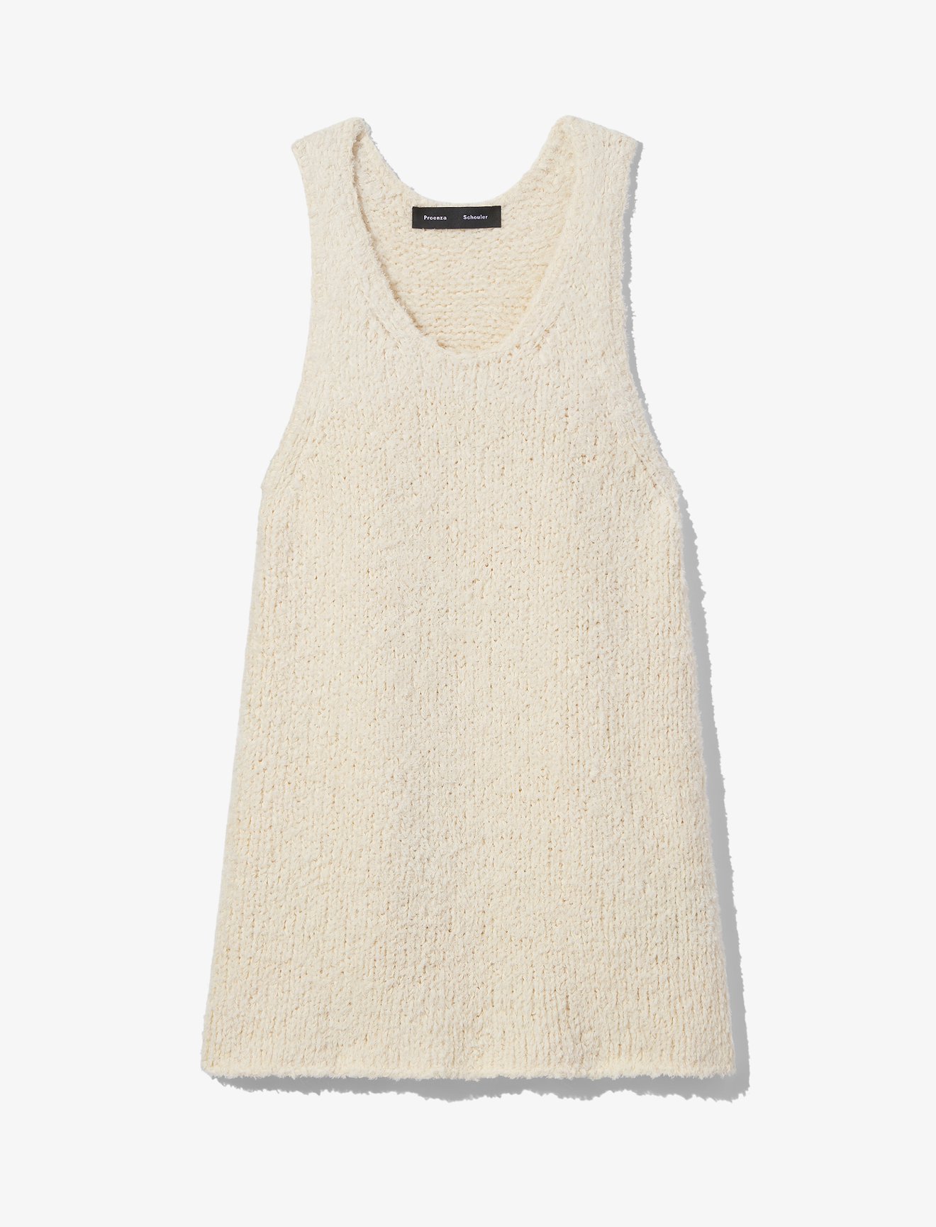 Frayed Cotton Knit Tank #5