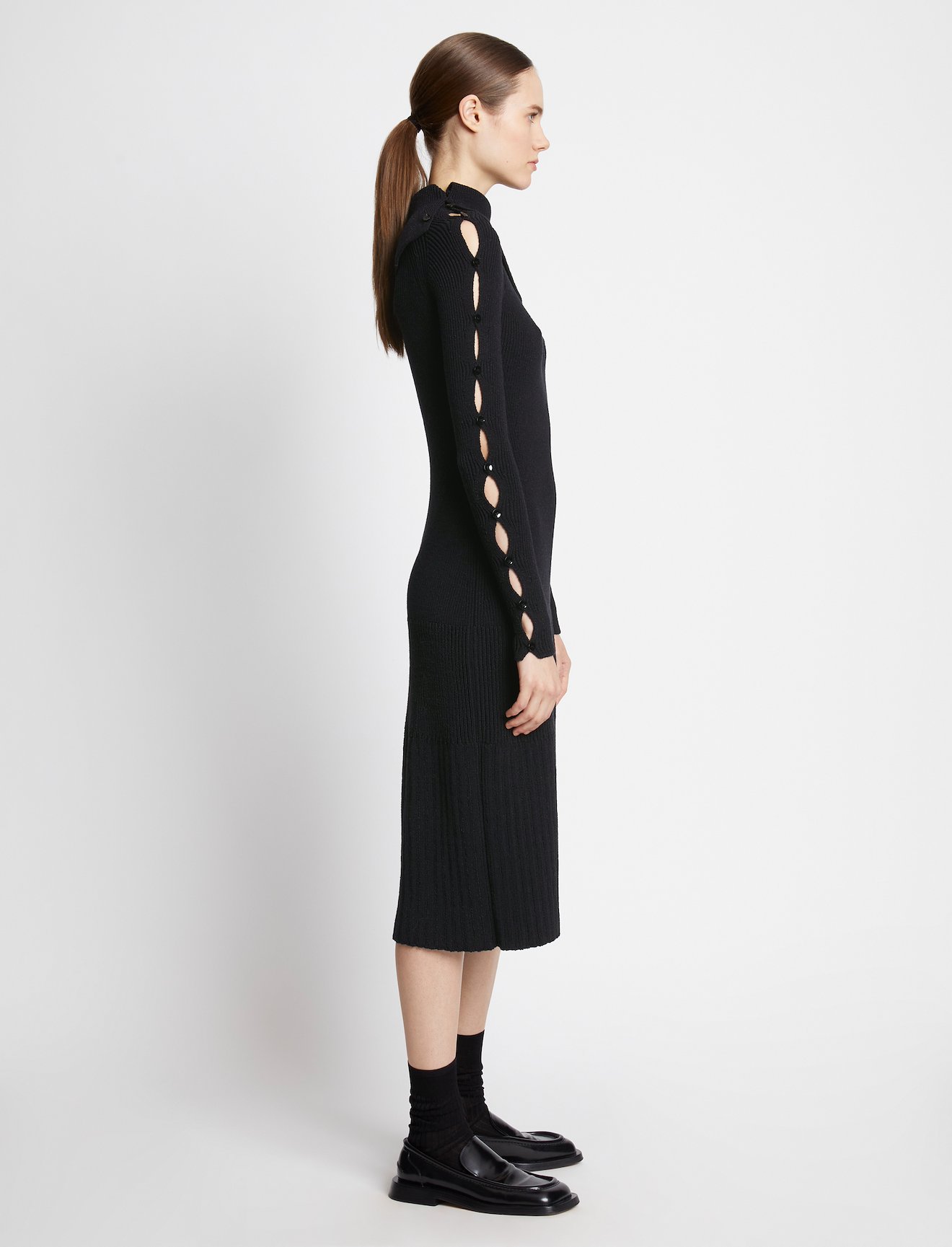 Cotton Rib Knit Dress #1