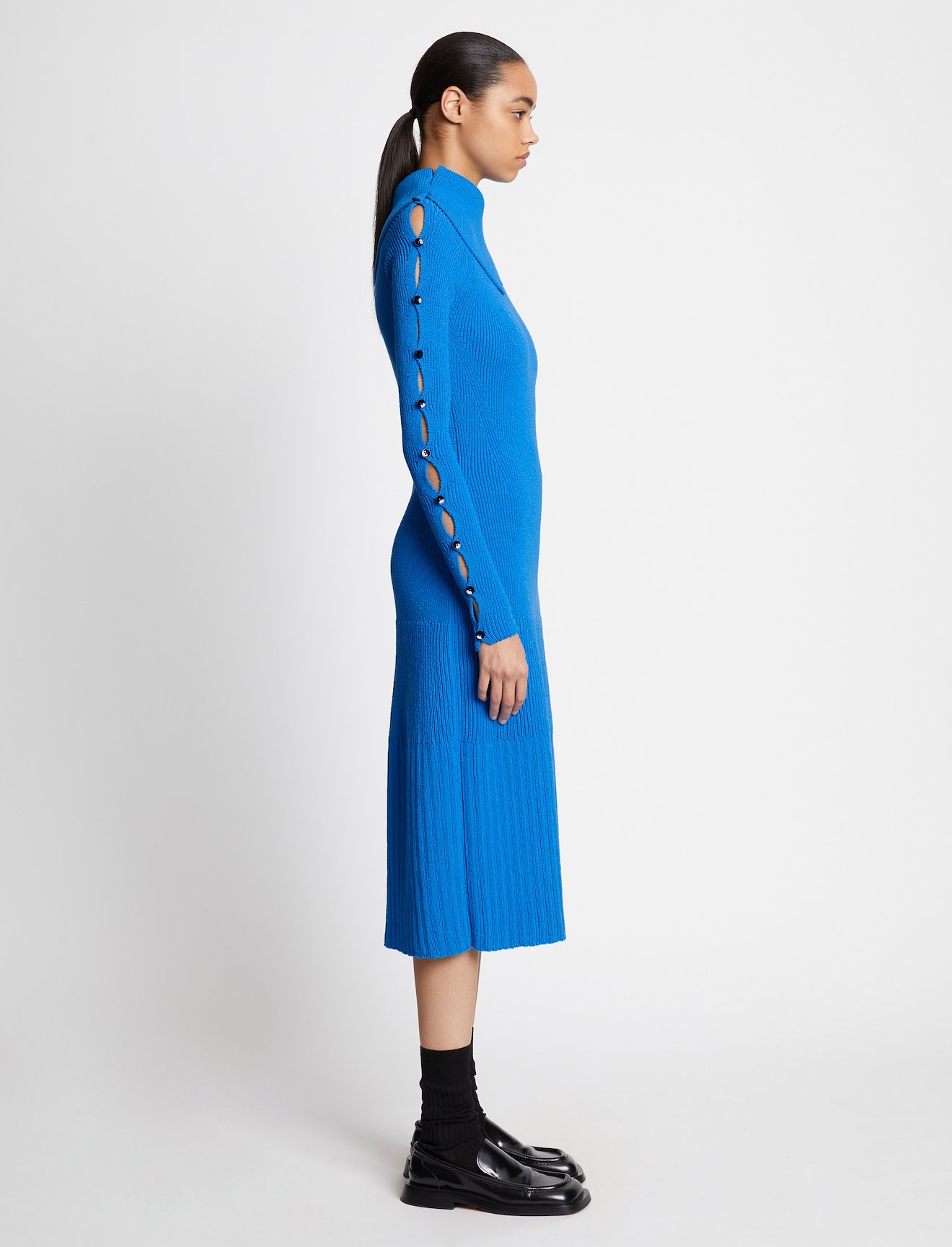 Cotton Rib Knit Dress #1