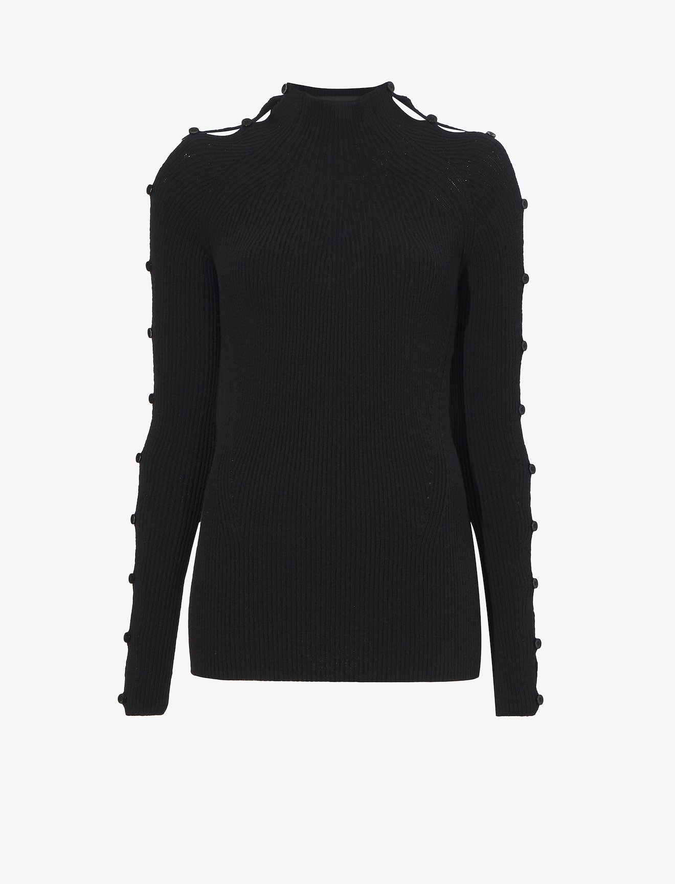 Cotton Rib Turtleneck Sweater #5