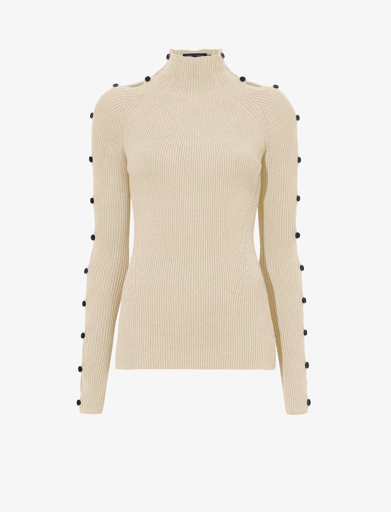 Cotton Rib Turtleneck Sweater #5