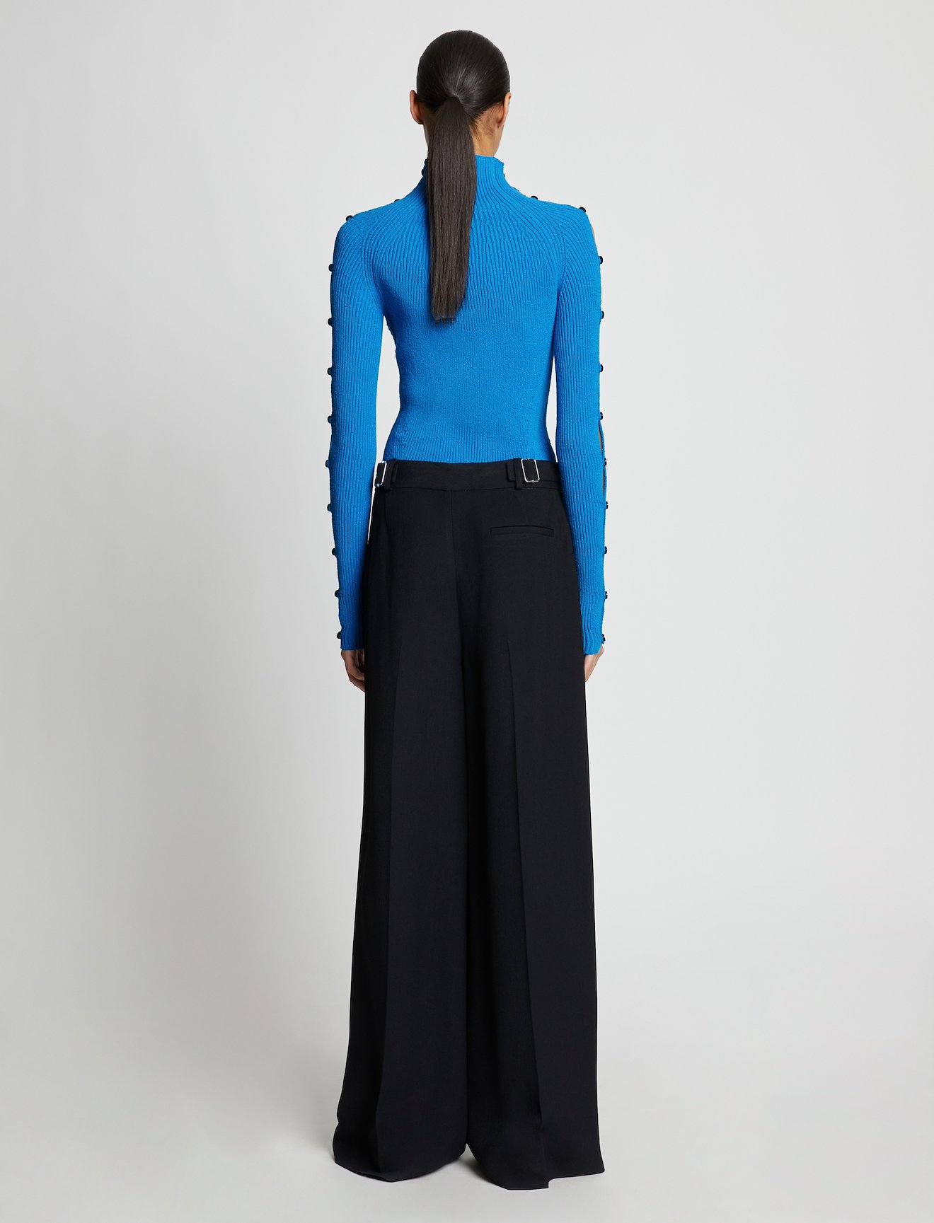 Cotton Rib Turtleneck Sweater #3