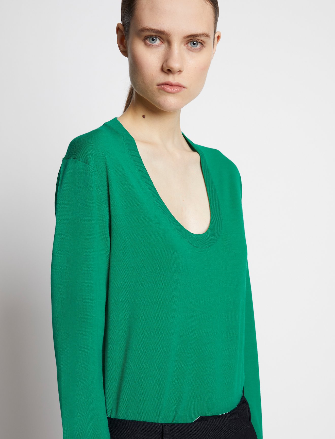Eco Superfine Merino Scoop Neck Sweater #4